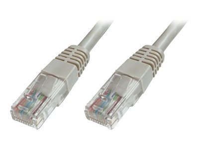 DIGITUS Patchkabel Cat5e U/UTP 2xRJ45  2,0m CCA grau Hebels. Polybeutel