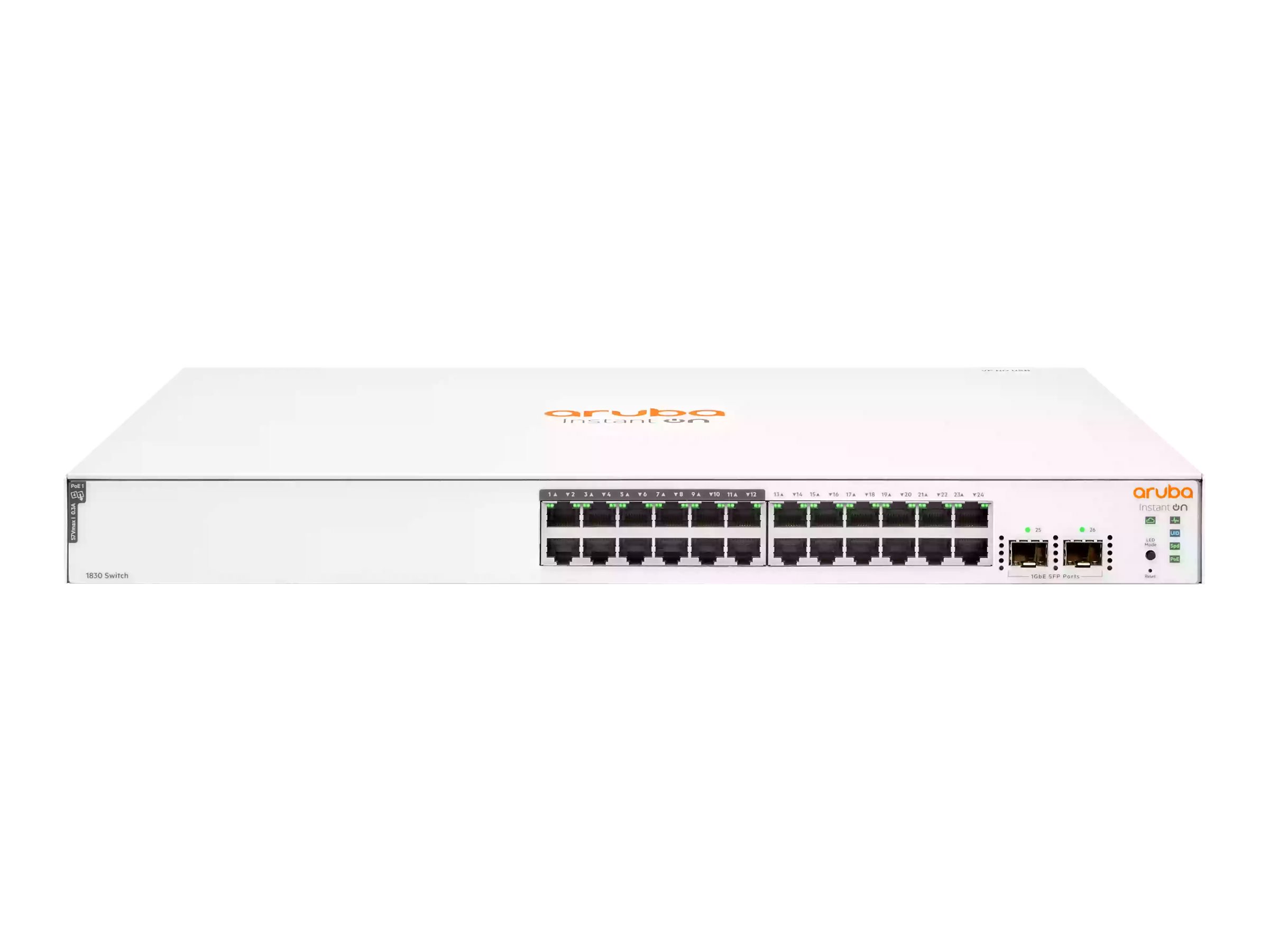 HPE Networking Instant On Switch 24p Gigabit CL4 PoE 2p SFP 195W 1830 EU en HPE Networking Instant On Switch 24p Gigabit CL4 PoE 2p SFP 195W 1830 EU en