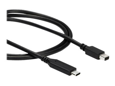 StarTech.com 1m / 3.3ft USB-C to Mini DisplayPort Cable - 4K 60Hz - Black - USB 3.1 Type C to mDP Adapter (CDP2MDPMM1MB) - DisplayPort-Kabel - USB-C bis Mini DisplayPort - 1 m