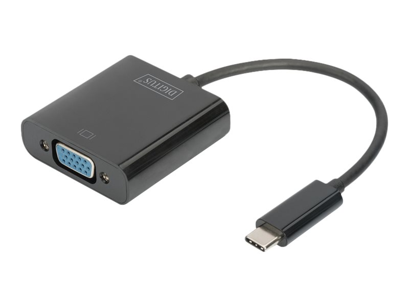 DIGITUS USB Type-C VGA Grafik-Adapter Full-HD