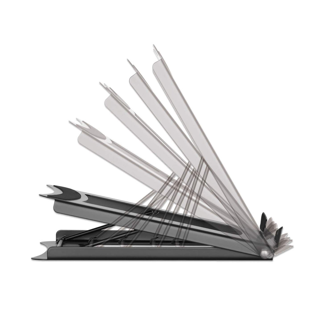 MANHATTAN Verstellbarer Staender fuer Notebooks und Tablets Ergonomische Ablage fuer Geraete von 25,439,6cm 1015,6Zoll bis zu 5kg