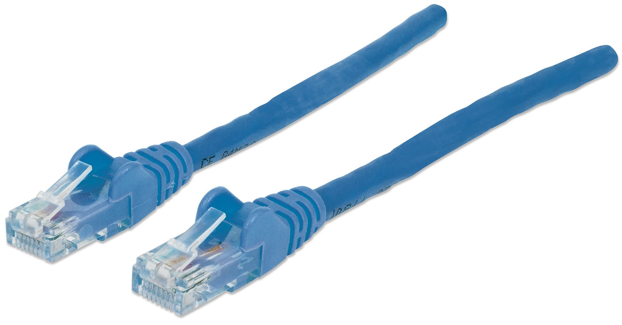 INTELLINET Netzwerkkabel Cat6A SFTP CU LS0H 7,5m Blau RJ45 Stecker RJ45 Stecker Vergoldete Kontakte