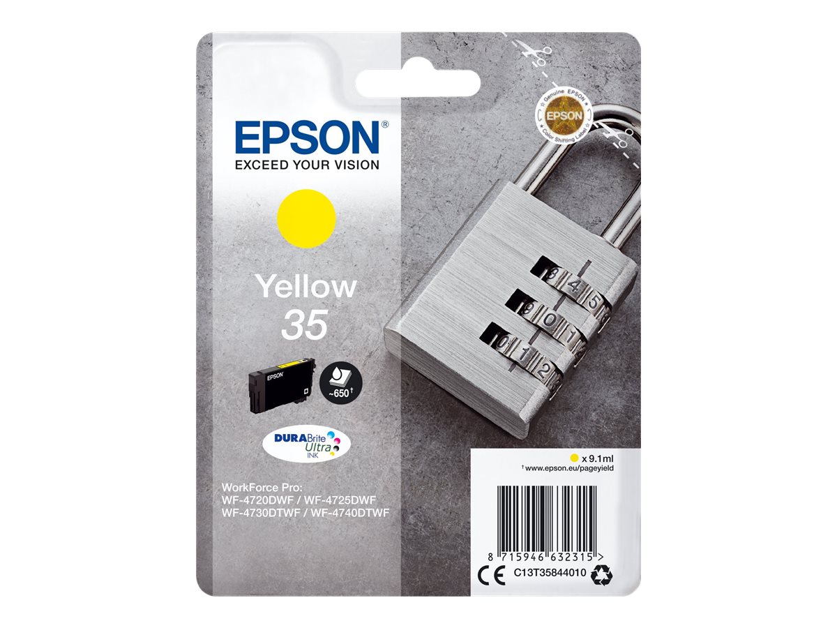 C13T35844010 EPSON WF Tinte yellow ST C13T35844010 EPSON WF Tinte yellow ST