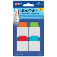 AVERY Zweckform UltraTabs Mini Haftmarker farbsortiert 40 Blatt AVERY Zweckform UltraTabs Mini Haftmarker farbsortiert 40 Blatt