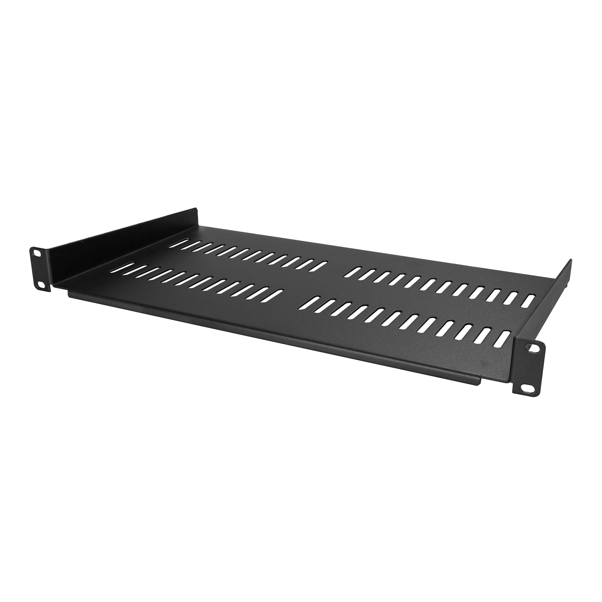 STARTECHCOM 1U Server Rack Shelf Universal Vented Rack Mount Cantilever Tray for 19inch Network Equipment Rack