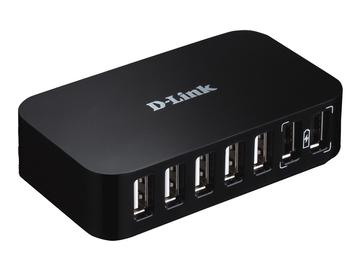 D-LINK DUB-H7 7?Port USB 2.0 Hub 7x USB 2.0 480Mbps PC MAC