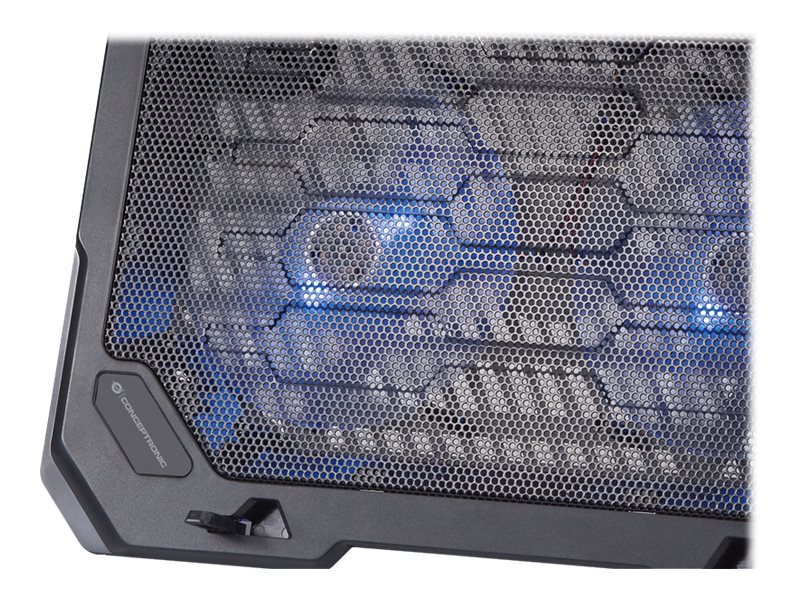 CONCEPTRONIC 2Fan USBA20 LaptopKuehlpad 25Kg 156 sw