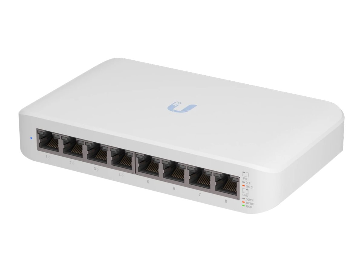 Ubiquiti UniFi Switch Lite USW-Lite-8-POE - Switch - managed - 8 x 10/100/1000 ( Ubiquiti UniFi Switch Lite USW-Lite-8-POE - Switch - managed - 8 x 10/100/1000 (
