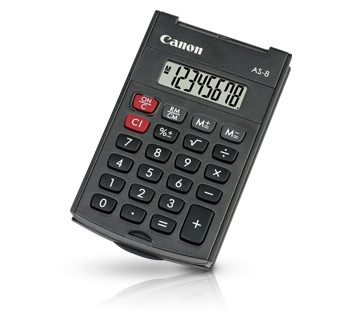 Canon AS-8 Taschenrechner schwarz