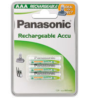 Panasonic Akku Micro AAA P03P 750 mAh, NiMH, 3er Blister Panasonic Akku Micro AAA P03P 750 mAh, NiMH, 3er Blister