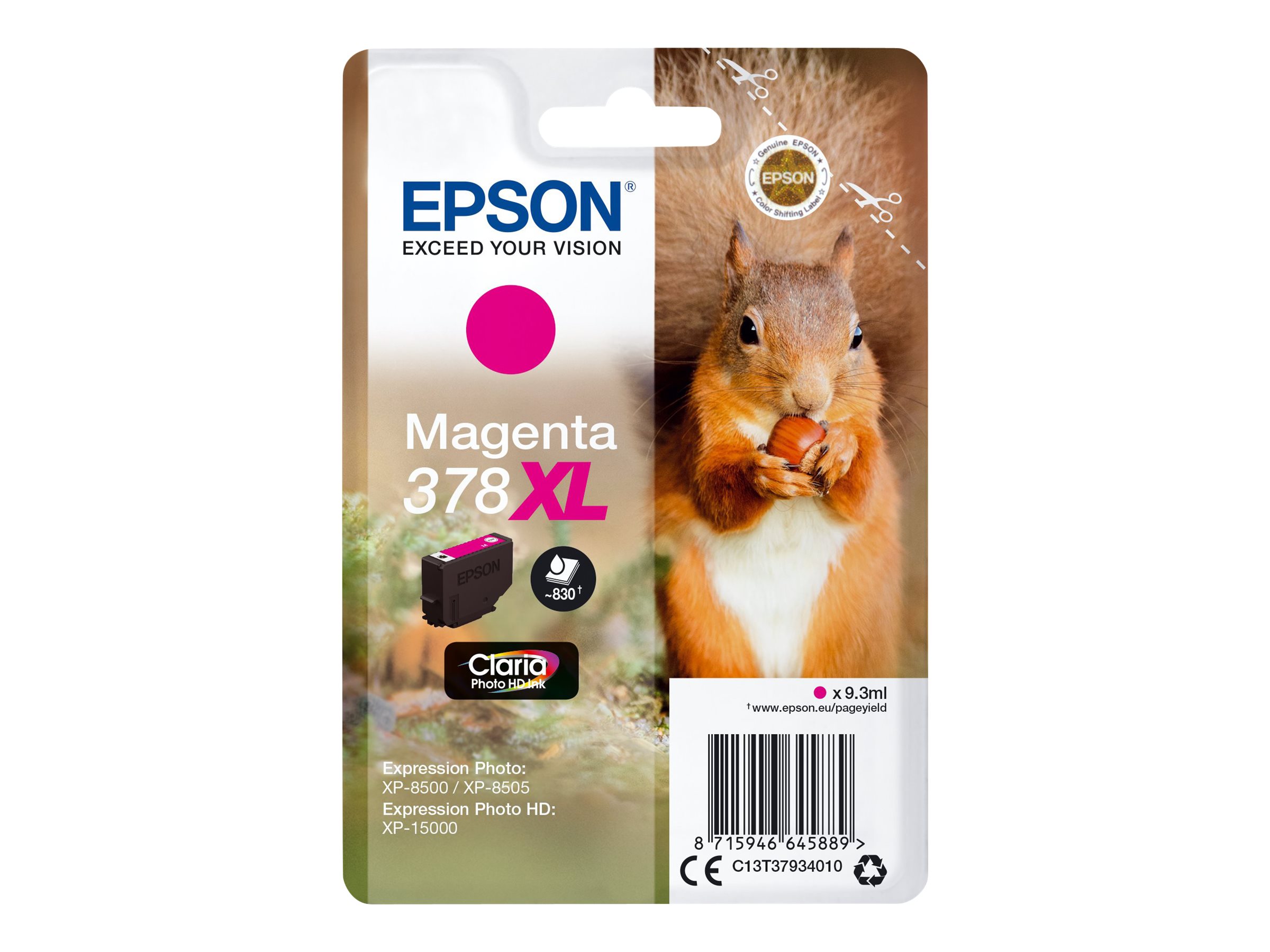 C13T37934010 EPSON XP Tinte magenta HC