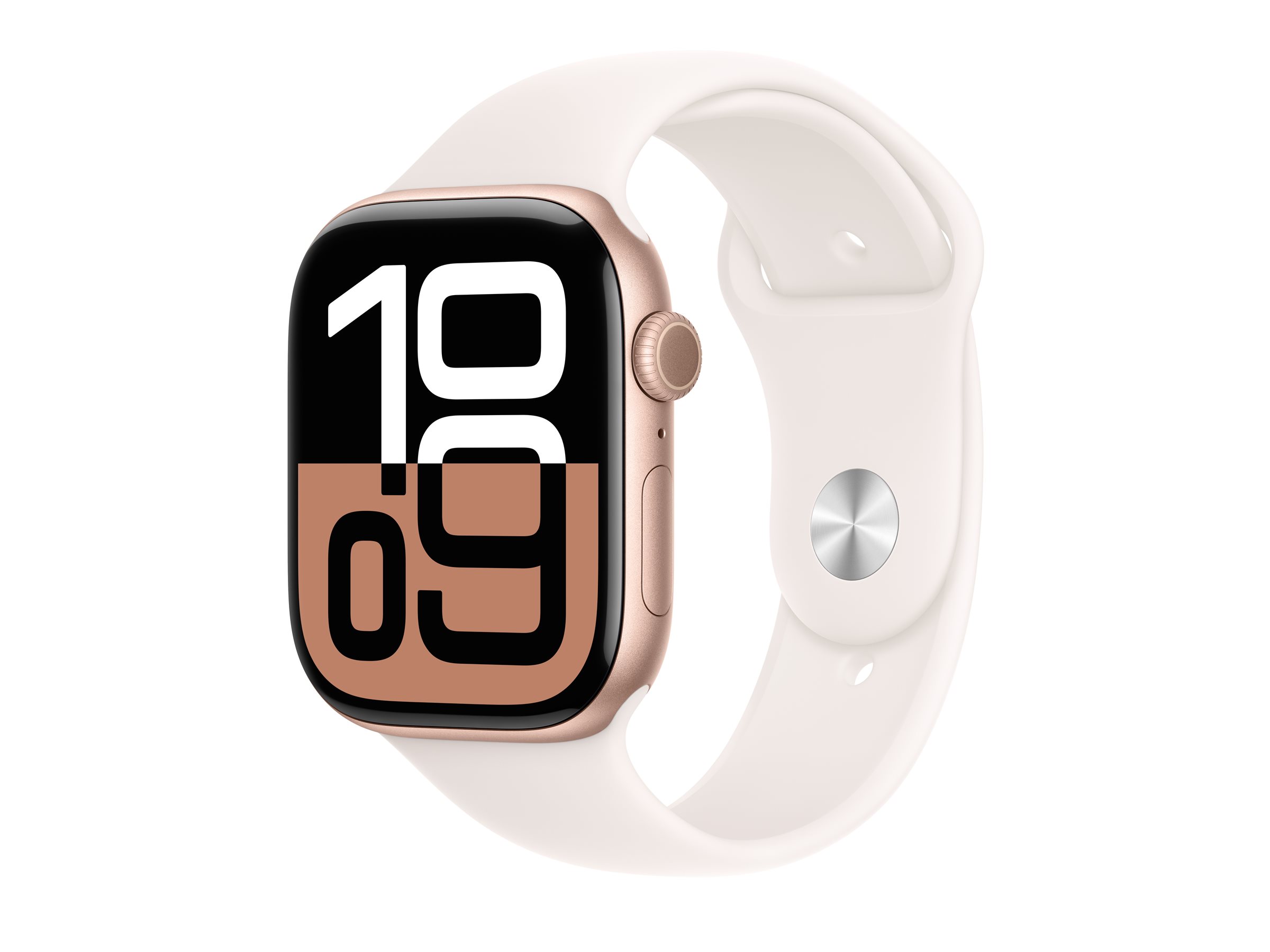 APPLE Watch Series 10 GPS 46mm Rose Gold Aluminium Case with Light Blush Sport Band - M/L APPLE Watch Series 10 GPS 46mm Rose Gold Aluminium Case with Light Blush Sport Band - M/L