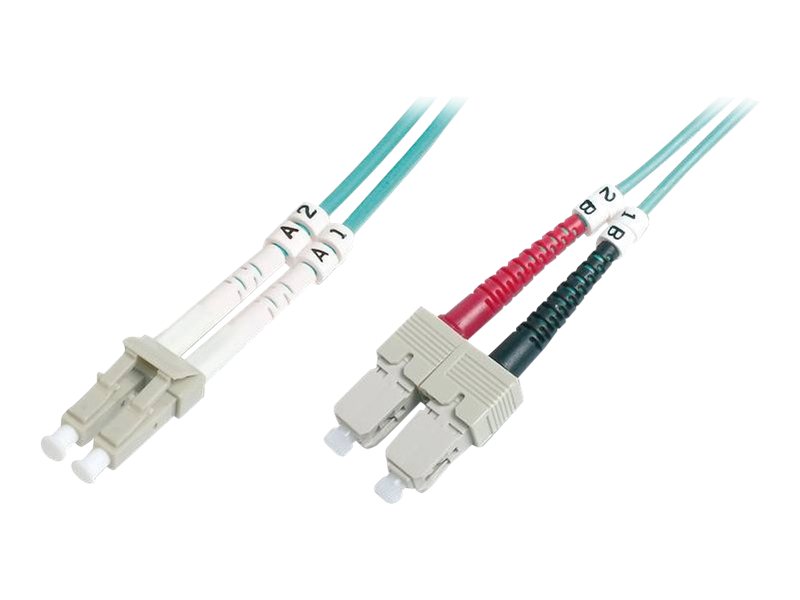 DIGITUS LWL Patchkabel LC -> SC 5.00m  Multimode Duplex OM4