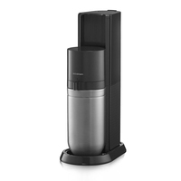 SodaStream DUO Edelstahl Schwarz