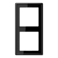 Jung Rahmen LS982SW 2fach schwarz Jung Rahmen LS982SW 2fach schwarz