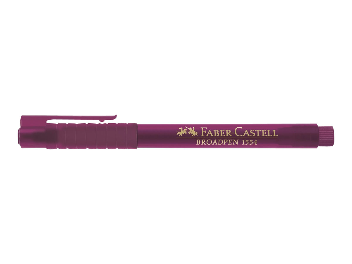 FABER-CASTELL Broadpen Document 1554 Fineliner pink 0,8 mm, 1 St. FABER-CASTELL Broadpen Document 1554 Fineliner pink 0,8 mm, 1 St.