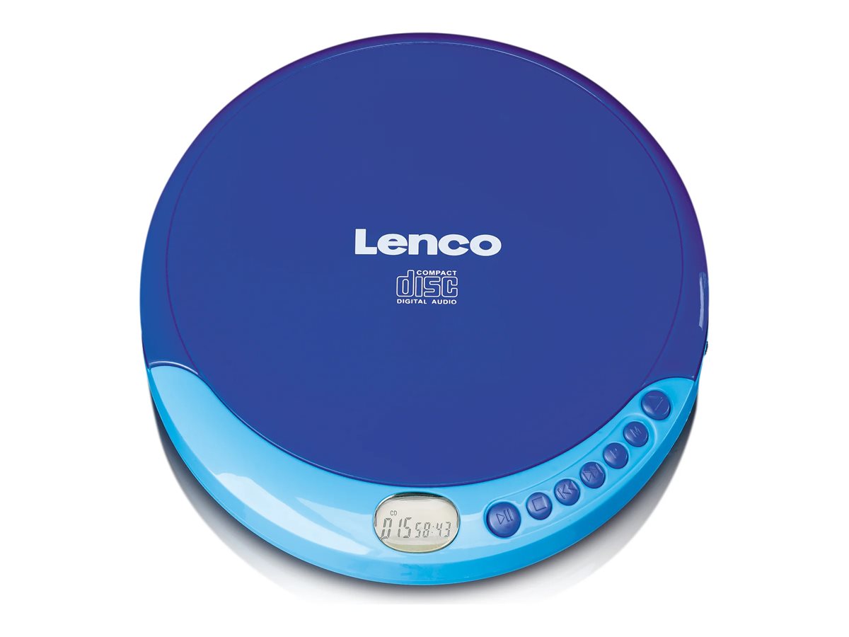 CD-011 Discman CD-Player m. Ladefunktion blau