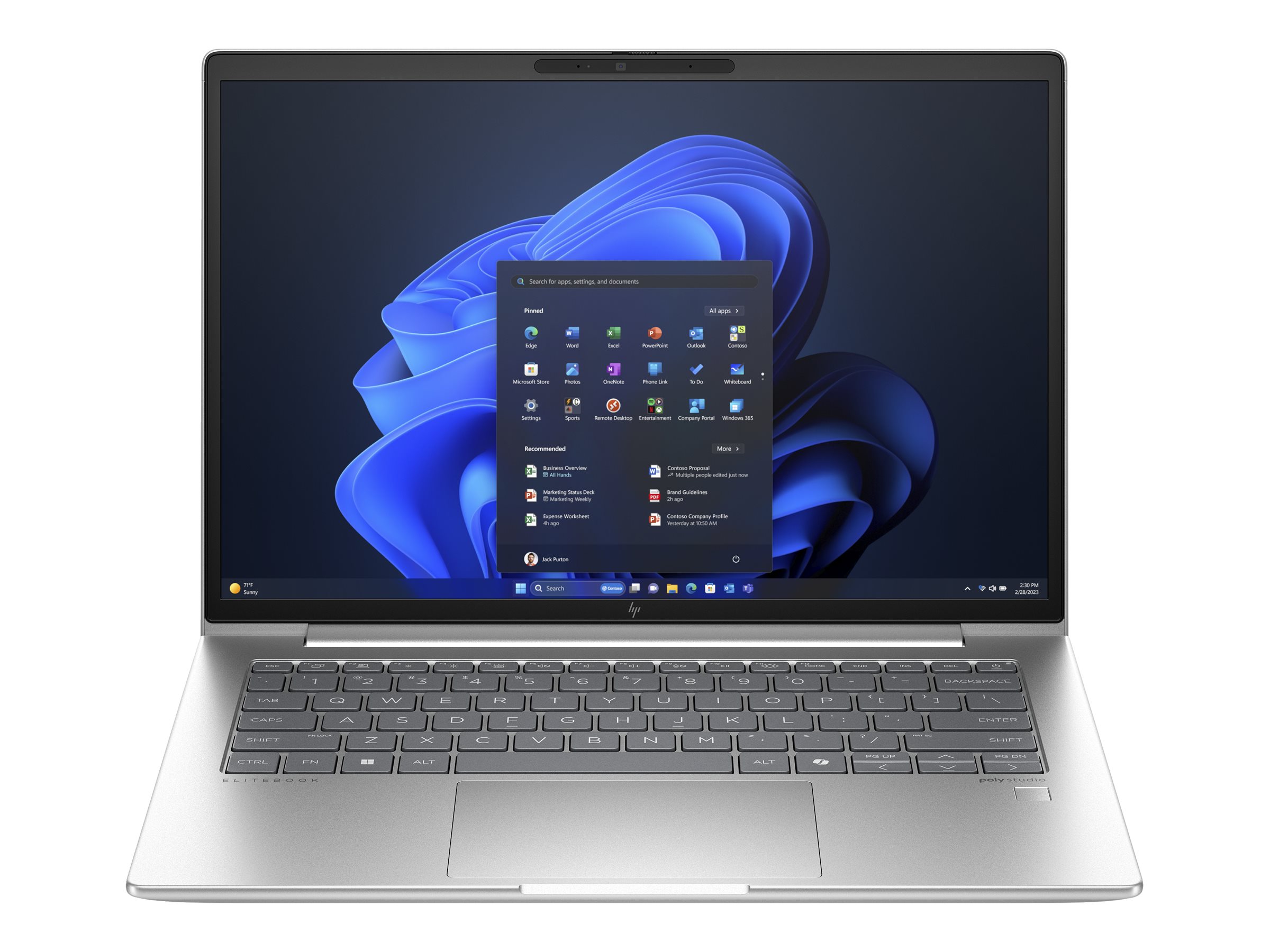 HP EliteBook 645 G11 AMD Ryzen 5 7535U 35,56cm 14Zoll WUXGA 8GB 256GB/SSD W11P 1J War (DE)