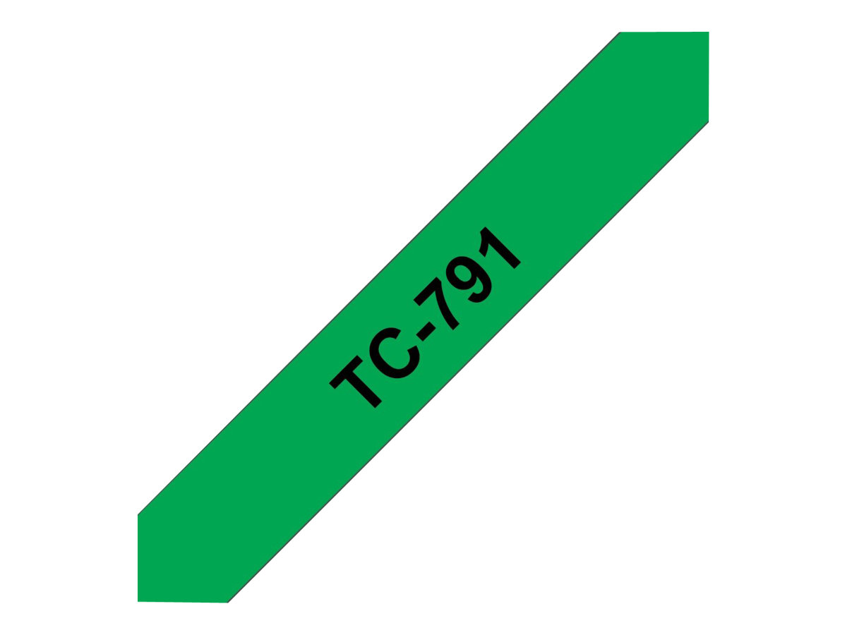 TC791 BROTHER PT Schriftband 9mm gruen TC791 BROTHER PT Schriftband 9mm gruen