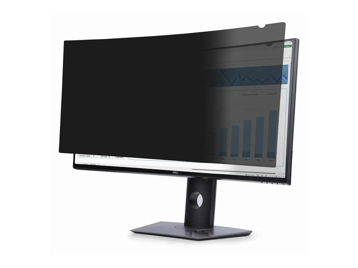 STARTECH.COM Monitor Blickschutzfolie fur Dell P3424WE Curved 21:9 Bildschirm Sichtschutzfolie/Blaulichtfilter TAA-konform