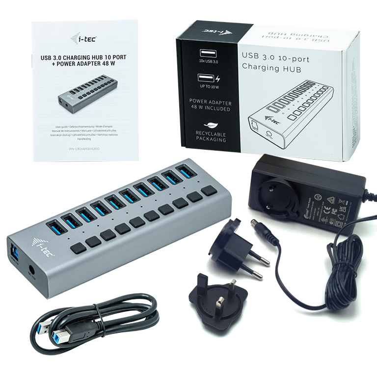 i-tec USB 3.0 Charging Hub 10-Port