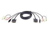 ATEN 2L-7D05U - Video- / USB- / Audio-Kabel - USB, mini-phone stereo 3.5 mm, DVI-D (M)