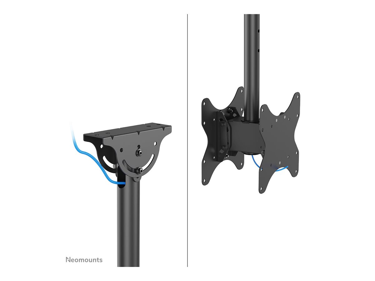 NEOMOUNTS Back-to-Back Screen Ceiling Mount Height 106-156cm