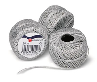 PRaeSENT Kordel Wolga glaenzend silber 2,0 mm x 20,0 m PRaeSENT Kordel Wolga glaenzend silber 2,0 mm x 20,0 m