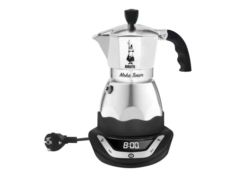 Bialetti Moka Timer 3 Tassen, programmierbarer Espressokocher Bialetti Moka Timer 3 Tassen, programmierbarer Espressokocher