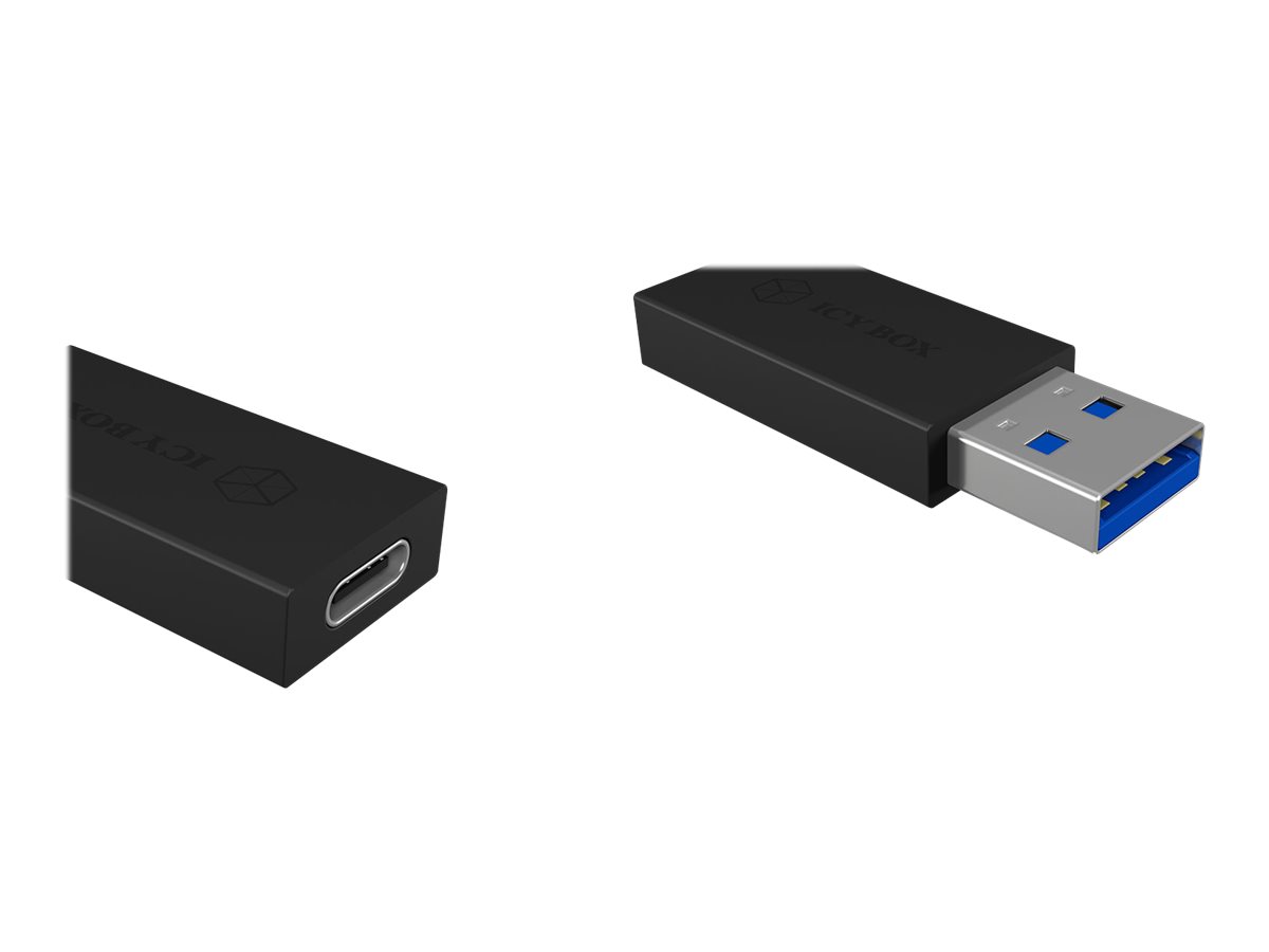 ICY BOX IB-CB015 Adapter fuer USB 3.1 Gen 2 Type A Stecker zu Type C Buchse