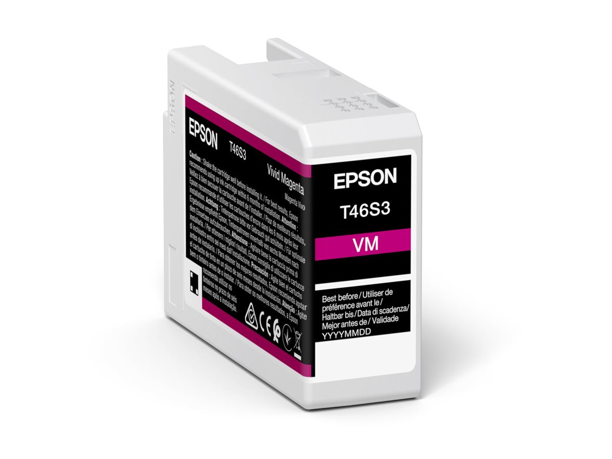 EPSON 5LB Singlepack Vivid Magenta T46S3 UltraChrome Pro 10 ink 25ml EPSON 5LB Singlepack Vivid Magenta T46S3 UltraChrome Pro 10 ink 25ml