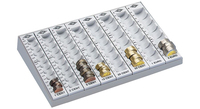 WEDO Zaehlbrett lichtgrau Metall-Gehaeuse WEDO Zaehlbrett lichtgrau Metall-Gehaeuse