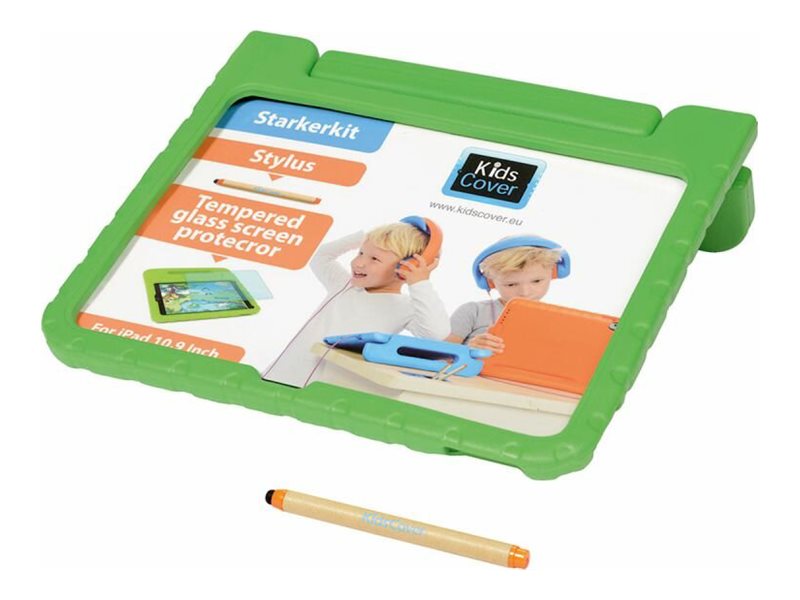 PARAT KidsCover für iPad 10 Gen./11 Gen. inkl. StylusPen und gehärtetem Displayschutz - grün