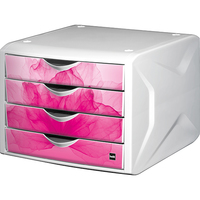 helit Schubladenbox the chameleon himbeer H6129626, DIN A4 mit 4 Schubladen helit Schubladenbox the chameleon himbeer H6129626, DIN A4 mit 4 Schubladen