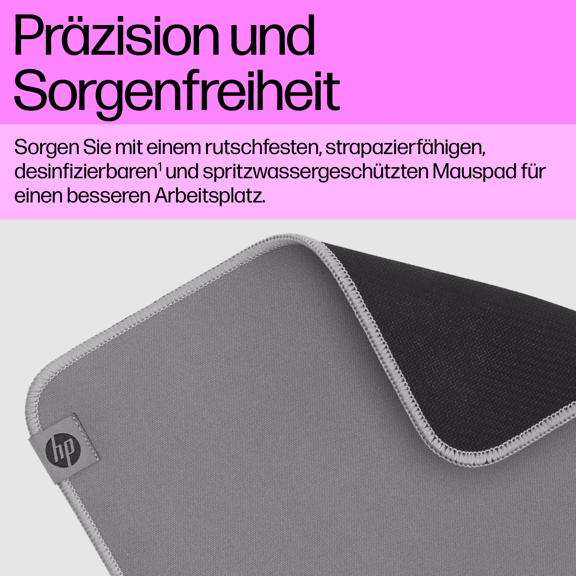 HP 100 Sanitizable Mouse Pad P