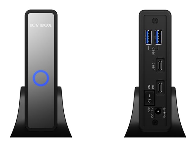 ICY BOX IB-382H-C31 USB Type-C Enclosure with integrated USB Hub for 8,89cm 3,5Zoll und 6,35cm 2,5Zoll HDD/SSD ICY BOX IB-382H-C31 USB Type-C Enclosure with integrated USB Hub for 8,89cm 3,5Zoll und 6,35cm 2,5Zoll HDD/SSD