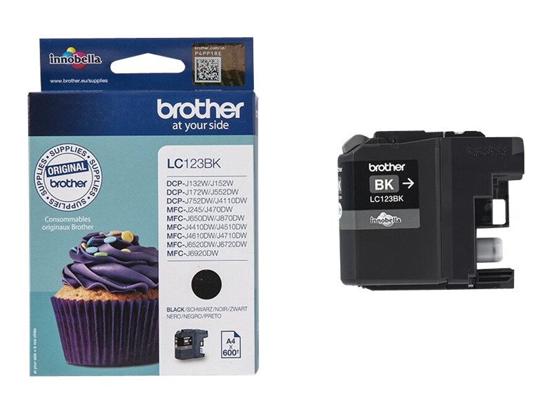 LC123BK BROTHER MFC Tinte black ST 600 LC123BK BROTHER MFC Tinte black ST 600