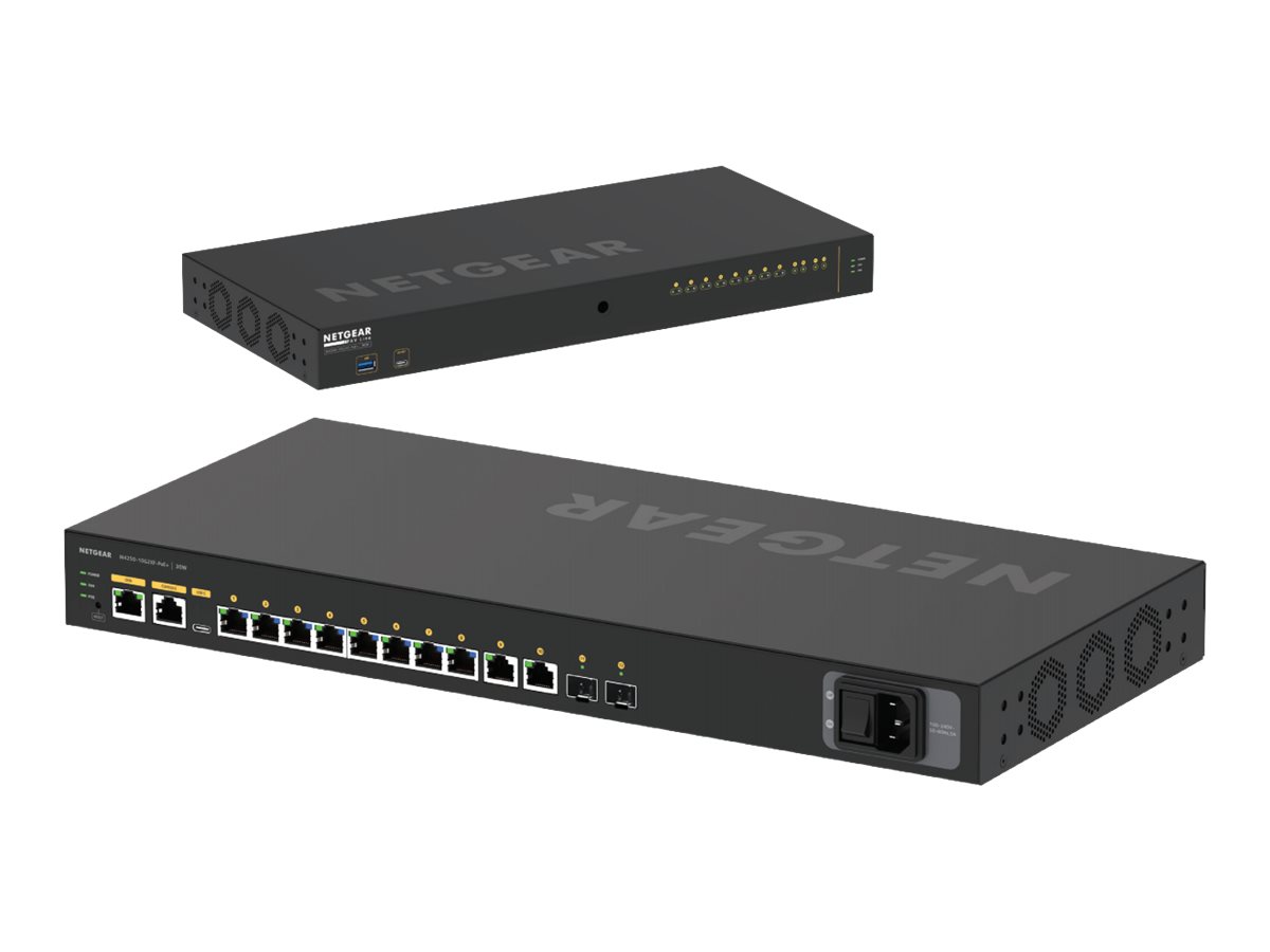 NETGEAR 12Port AV Line M425010G2XFPoE 8x1G PoE 240W 2x1G 2xSFP Managed Switch