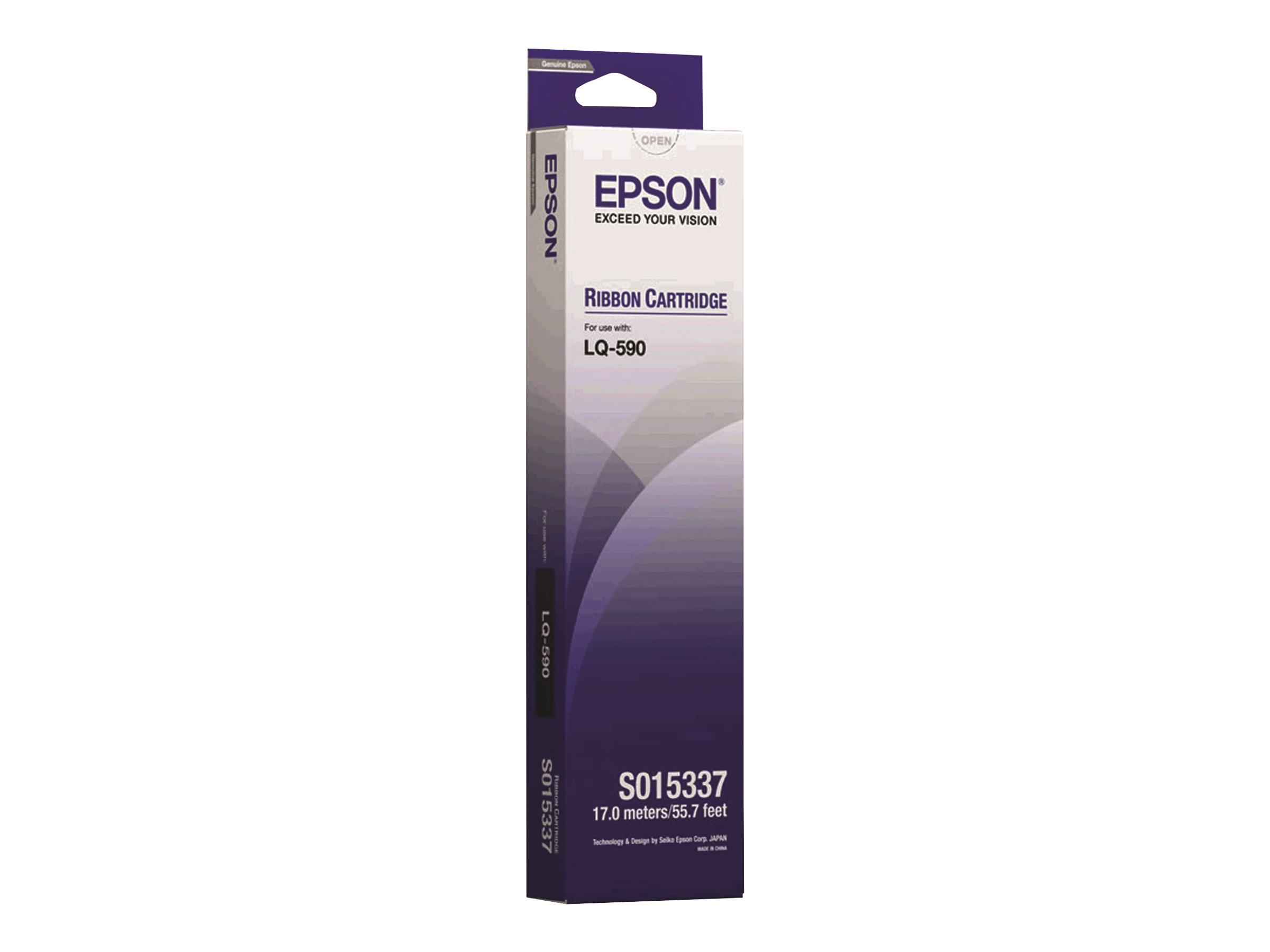EPSON S015337 schwarz Farbband, 1 St.