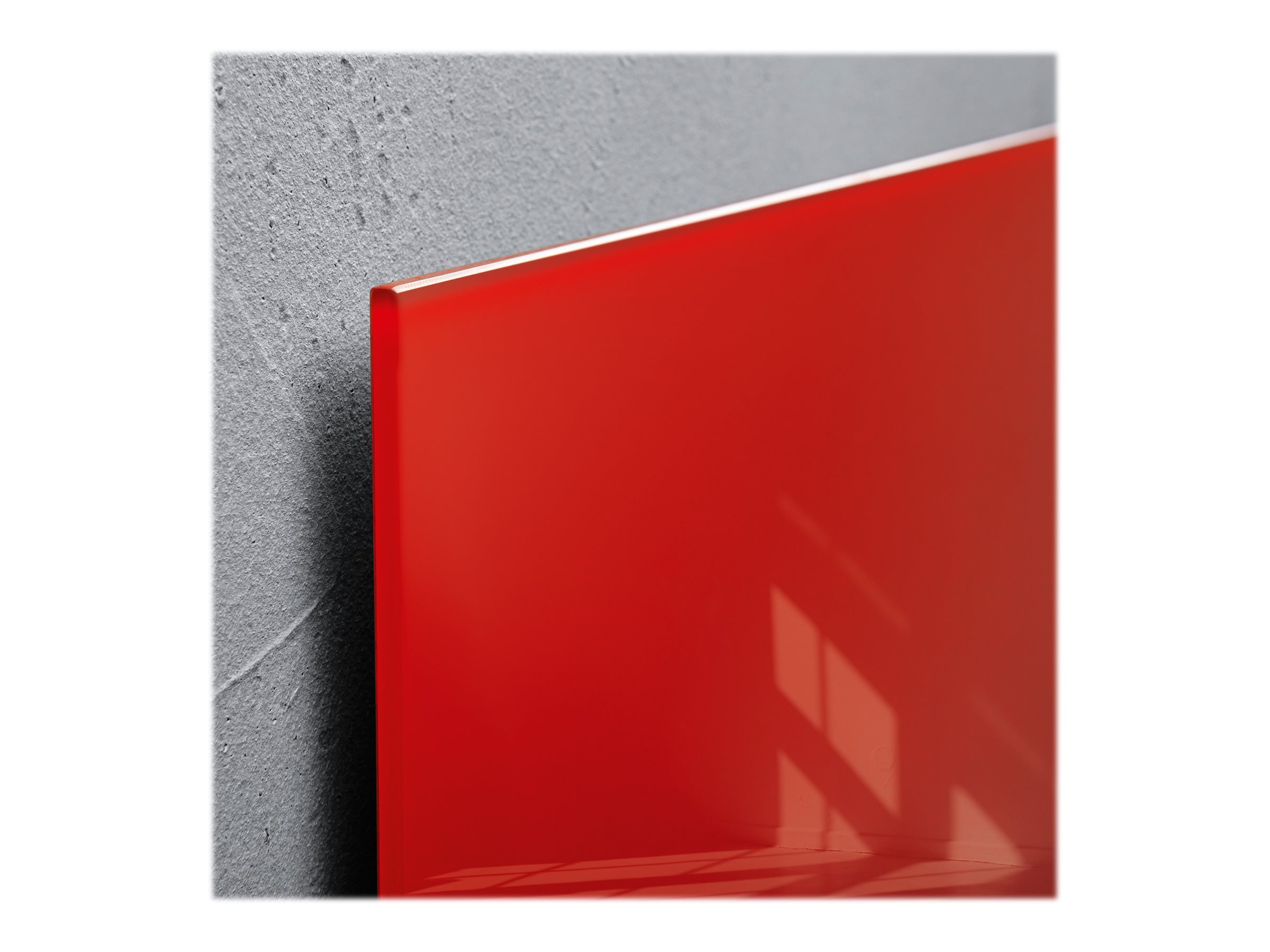 SIGEL Glas-Magnettafel artverum® 48,0 x 48,0 cm rot