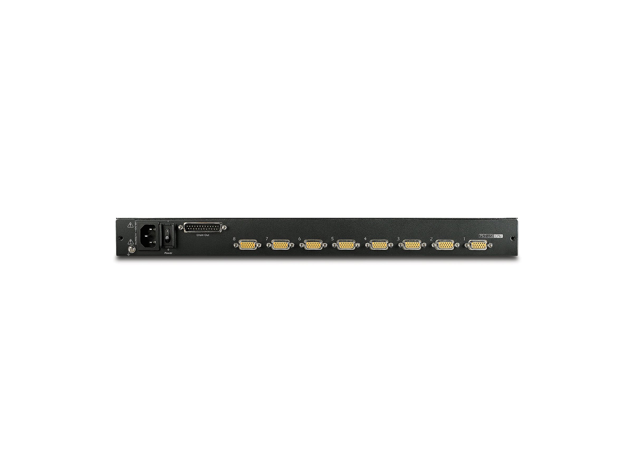 APC 43.18 cm - 17 Z Rack LCD Console - US Tastatur - mit 8 Port Analog KVM Switch