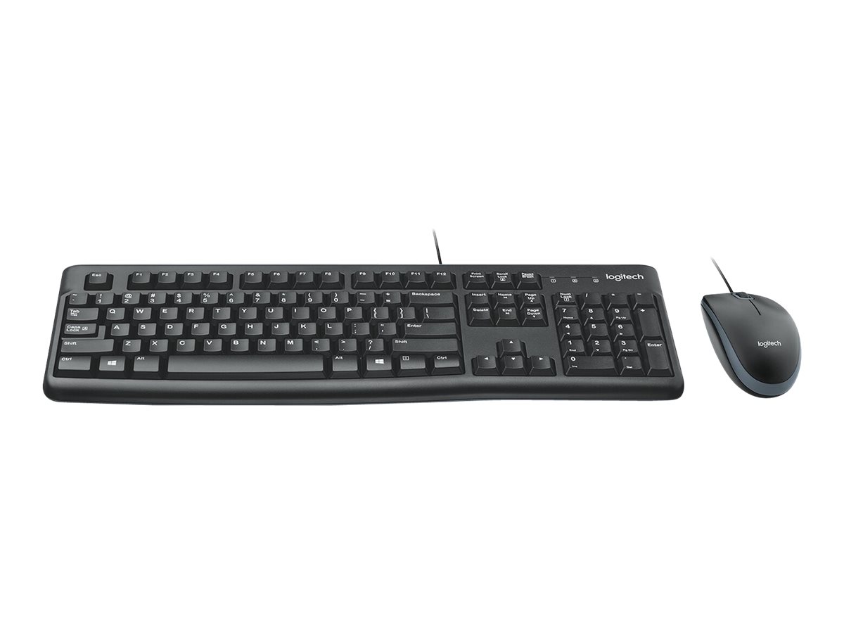 Logitech MK120 - Tastatur und Maus - kabelgebunden DE - schwarz