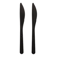 circulware RESBONSIBLES Mehrweg-Messer, Kunststoff schwarz, 50 St. circulware RESBONSIBLES Mehrweg-Messer, Kunststoff schwarz, 50 St.