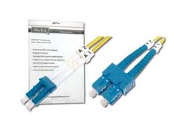 DIGITUS LWL Patchkabel LC -> SC 3.00m Singlemode Duplex OS2