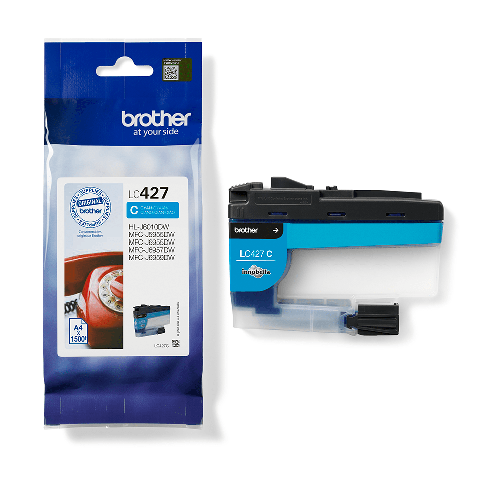 LC427C BROTHER DCPJMFCJ Tinte cyan ST