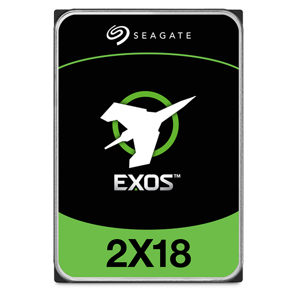 SEAGATE EXOS 2X18 SAS 18TB Helium 7200rpm 12Gbs 256MB cache 8,89cm 3,5Zoll