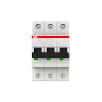 ABB Stotz-KontaktLeitungsschutzschalter S203-C63 C63A 3polig 6kA ABB Stotz-KontaktLeitungsschutzschalter S203-C63 C63A 3polig 6kA