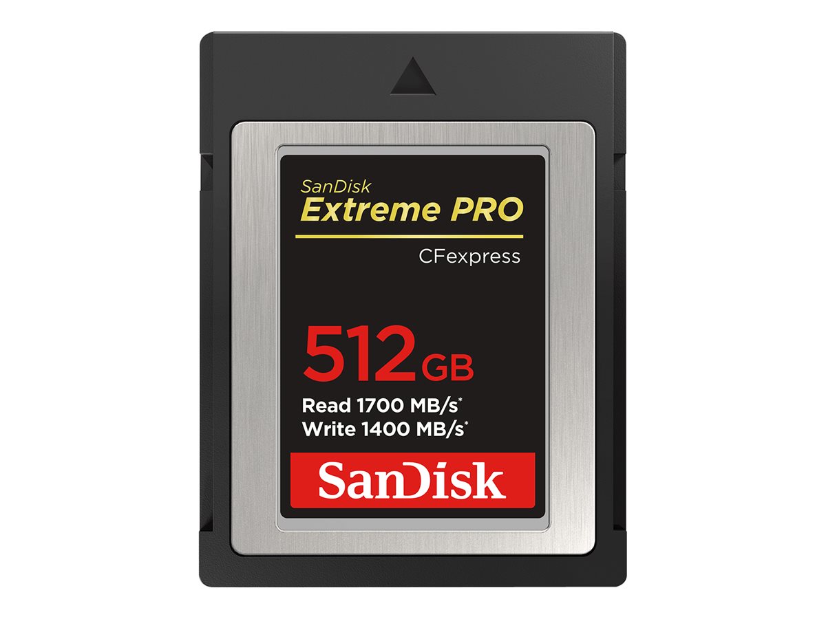 Card 512GB Sandisk Extreme Pro express 1700MBs