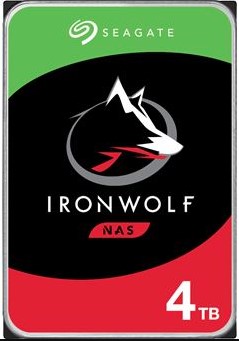 SEAGATE NAS HDD 4TB IronWolf 5400rpm 6Gb/s SATA 256MB cache 8,9cm 3,5Zoll 24x7 CMR für NAS und RAID Rackmount BLK Retail SinglePack SEAGATE NAS HDD 4TB IronWolf 5400rpm 6Gb/s SATA 256MB cache 8,9cm 3,5Zoll 24x7 CMR für NAS und RAID Rackmount BLK Retail SinglePack