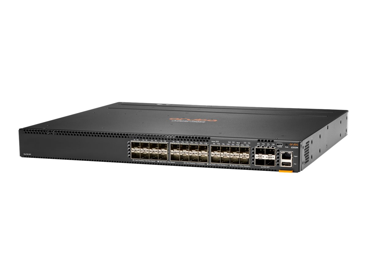 HPE Aruba 6300M Switch 24-port SFP+ and 4-port SFP56